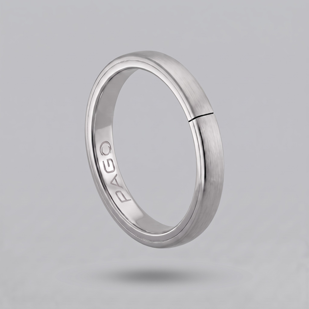 Ultra Slim Silver Rough PAGO